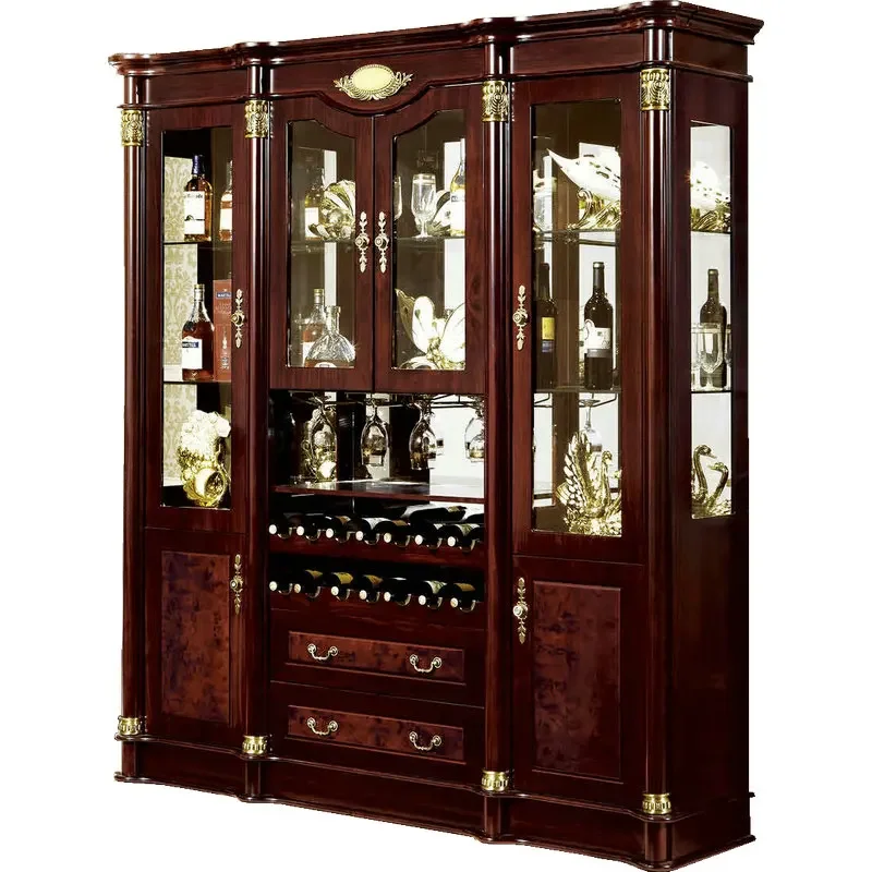 

European wine living room decoration cabinet, American wine cabinet, restaurant, wine cabinet, household locker