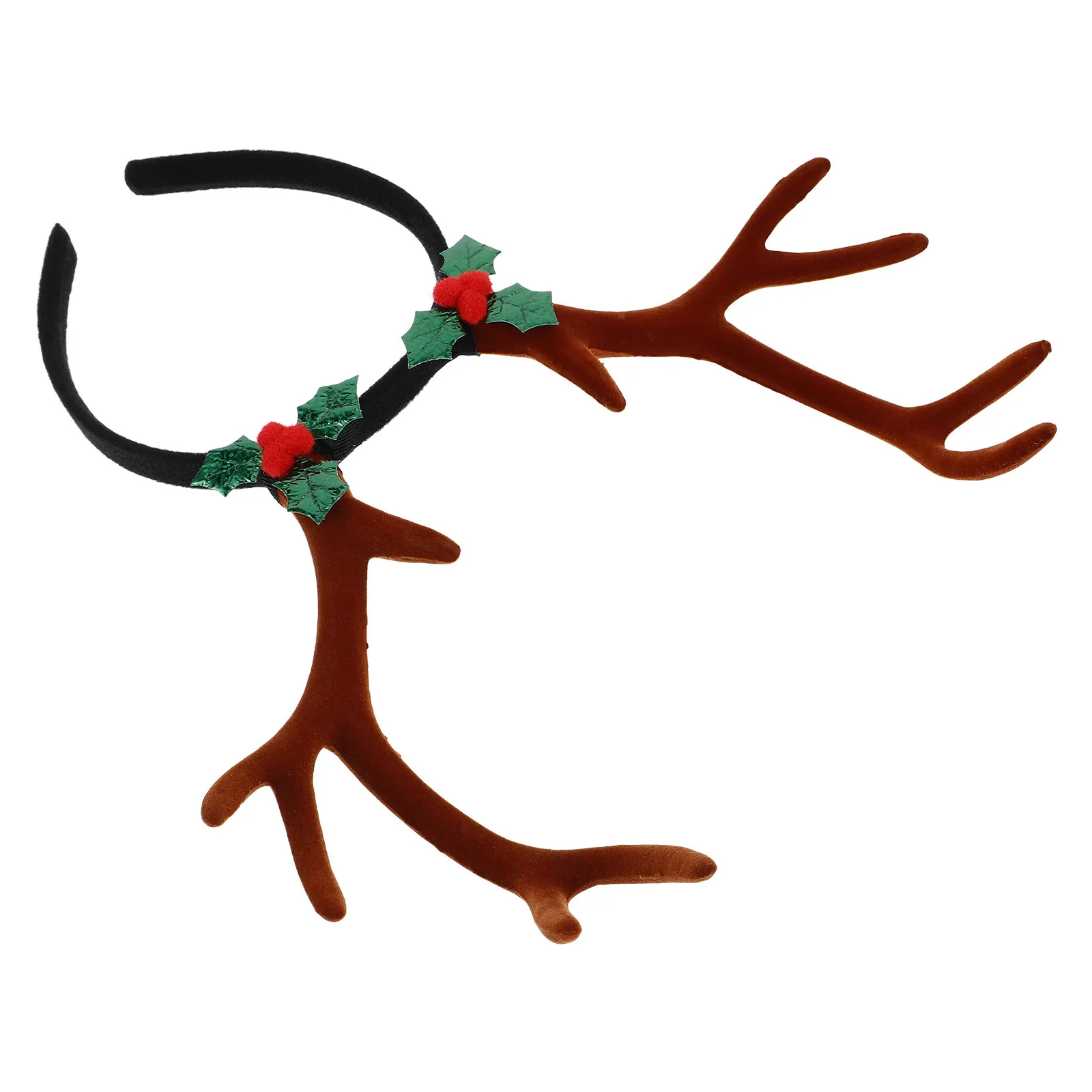 

Flocked Reindeer Antler Headband Oversized Deer Horns for Christmas Costumes Themed Parties Animal Accessories Photo Props