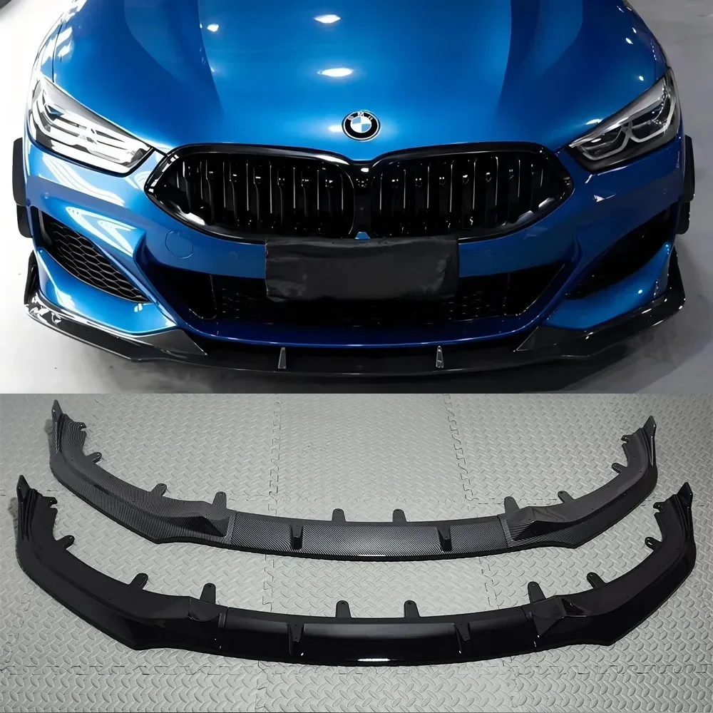 Dla BMW G14 G15 G16 Performance Splitter Przedni Splitter Zderzaka Listwa Spoilera Dyfuzor Serii 8 840i 840d M850i 2018-2024 Bodykit — 2