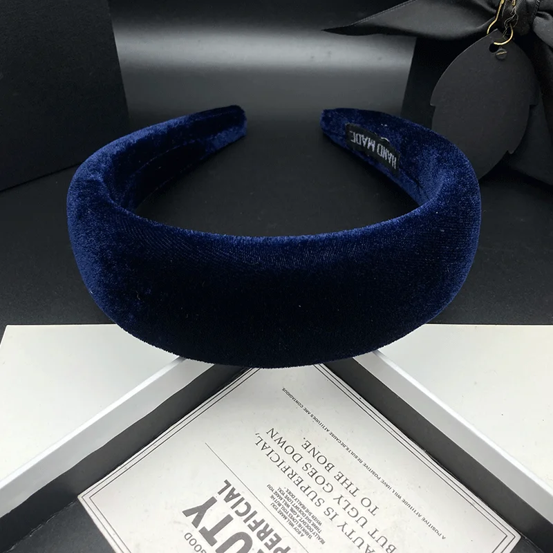Neue Wildleder-Haarspange für Frauen mit hohem Haaransatz und Haarband-Accessoires für Haarkompression im Freien und Gesichtsreinigung. – Detail 3