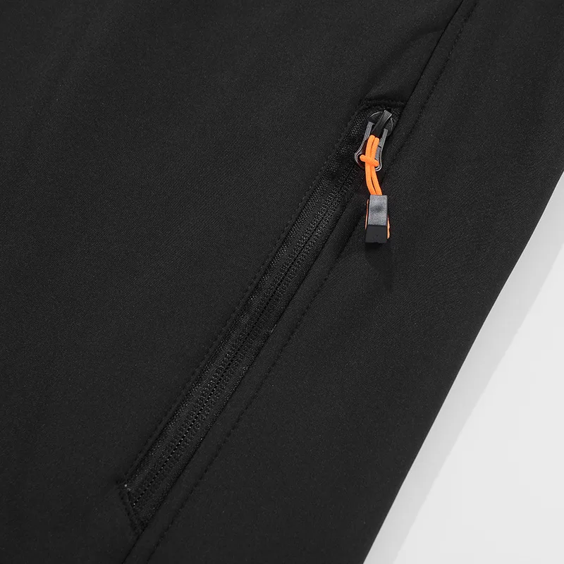 Men's Hooded Softshell Jacket Waterproof Lightweight Insulated Windbreaker Fleece Lined Rain Shell Jacket for Hiking Camping