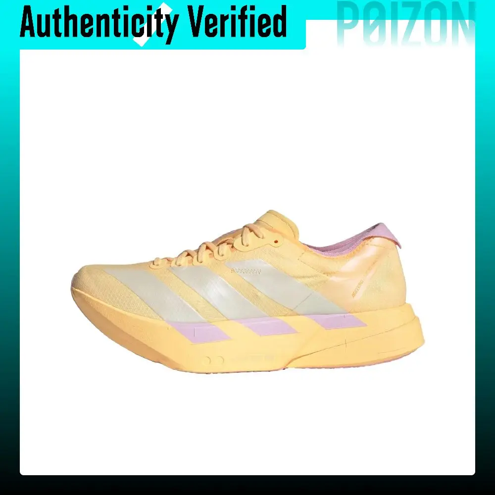 Adidas Adizero Adios Pro 4 Slip Resistant Running Shoes Women's Light Yellow KI3467