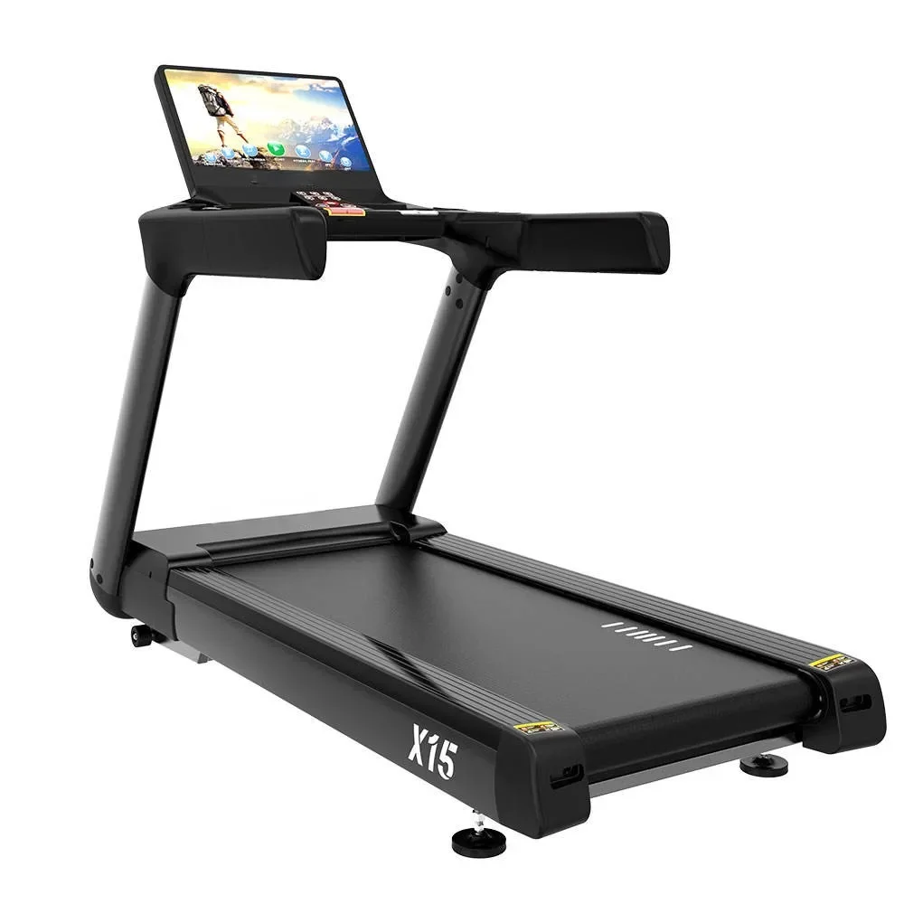 18.5 inch screen incline large running belt semi commercial treadmill electric newest treadmill