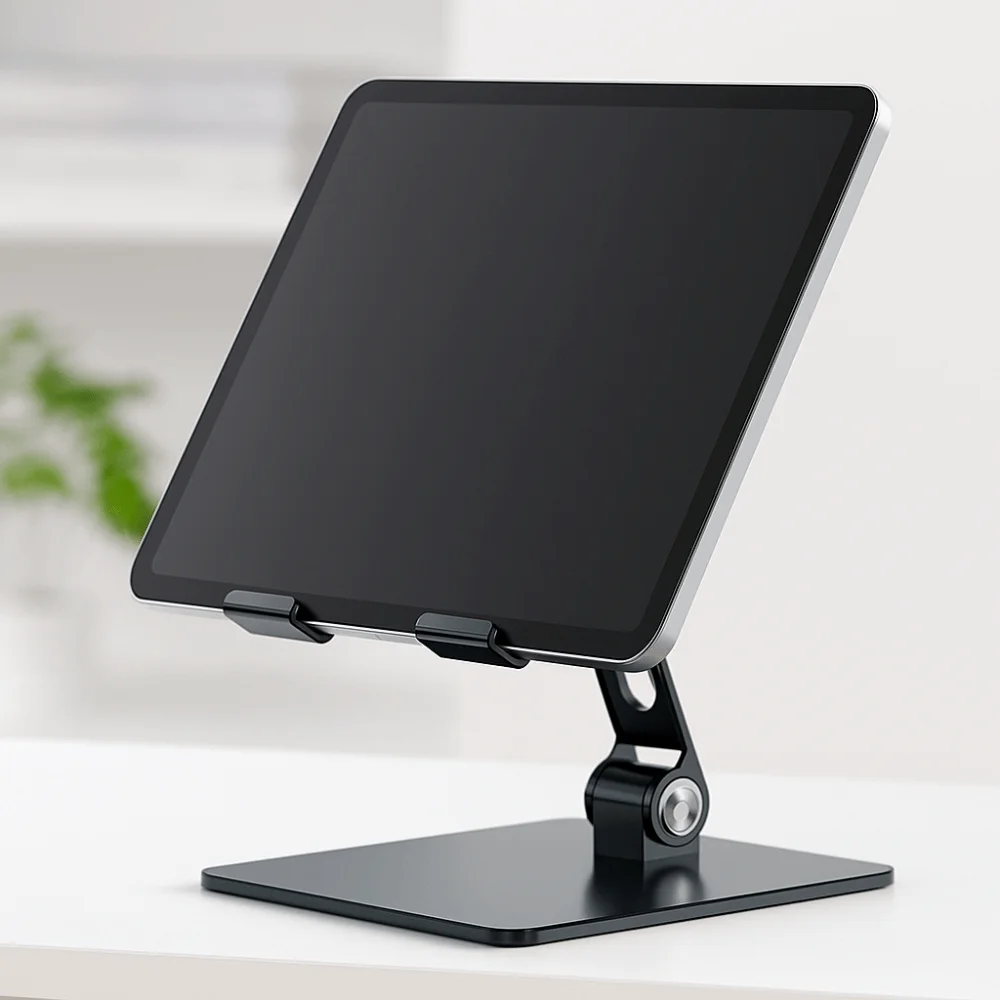

Durable Adjustable Tablet Stand Foldable Anti Slip Tablet Holder Multi Angle Metal Tablet Phone Bracket Universal
