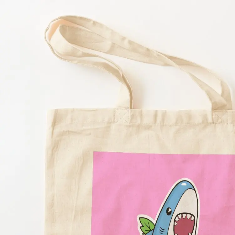 حقيبة تسوق Shark Ramen Attack Tote حقيبة يد نسائية من القماش للمتسوقين