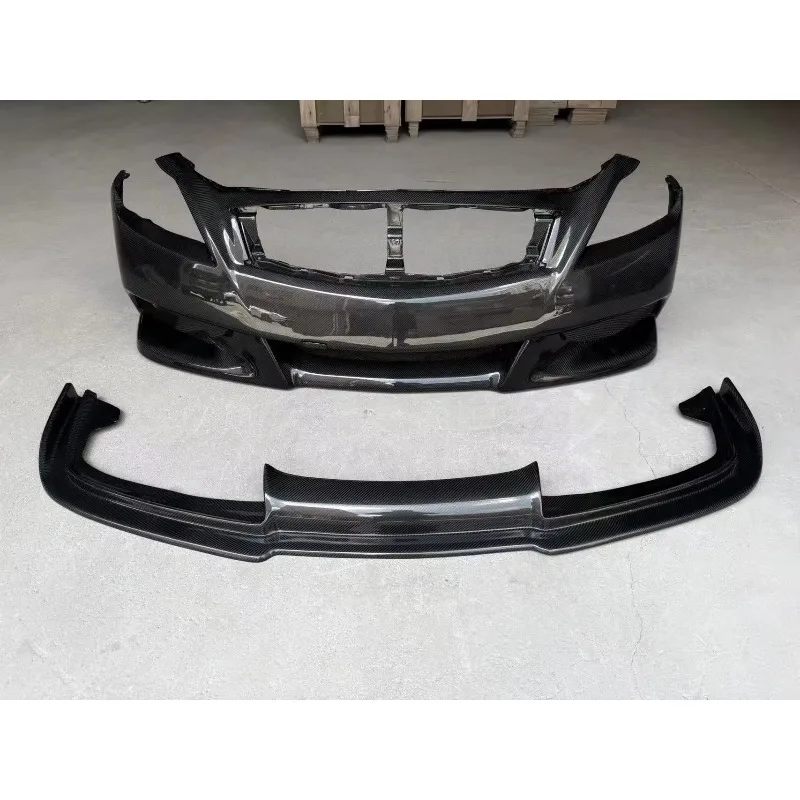 Front Bumper for Infiniti G37 Coupe Carbon Fiber Front Bumper with One-piece Front Lip