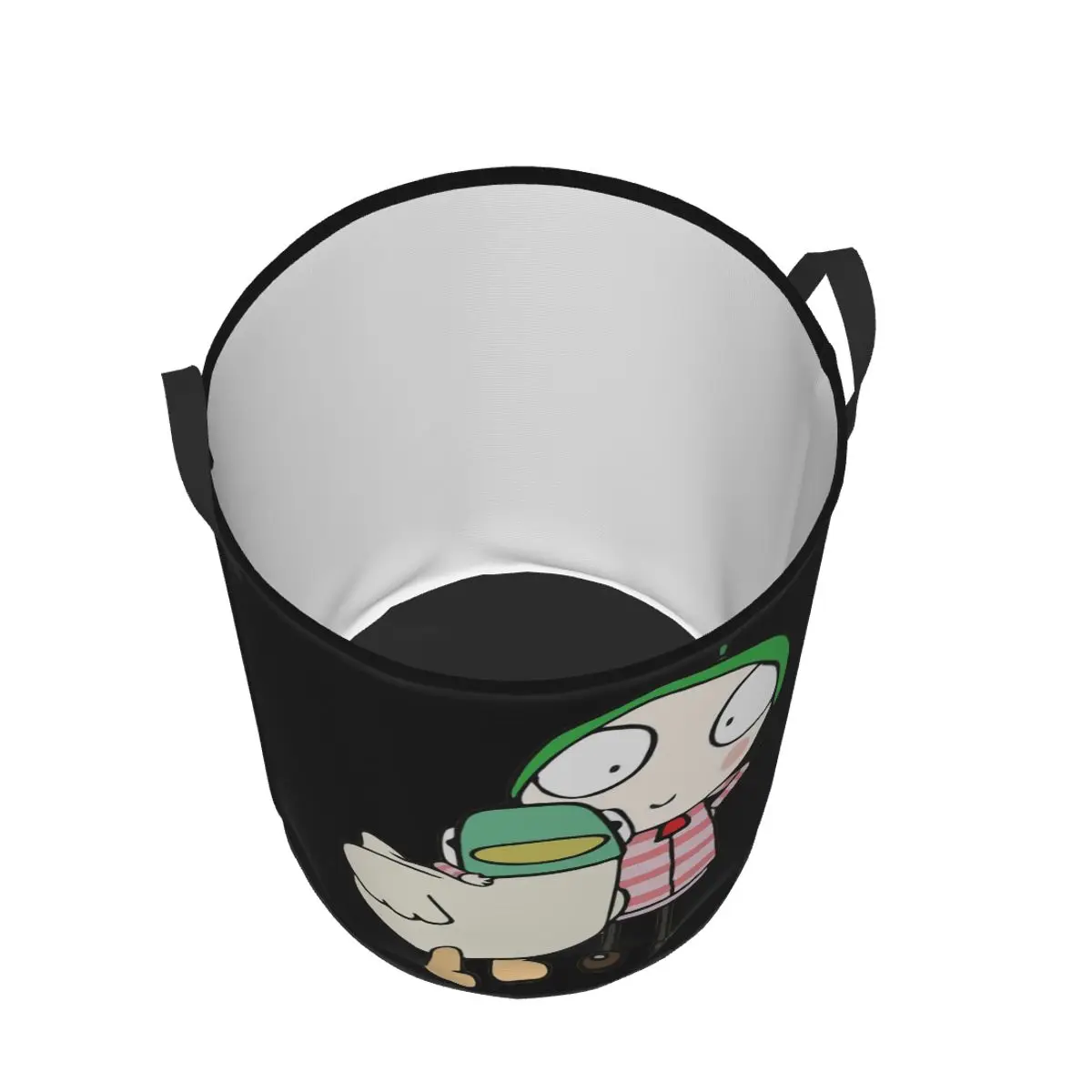 سارة وبطة، سلال غسيل قابلة للطي، ملابس قذرة، منظم منزلي، صندوق كبير مقاوم للماء للأطفال في المنزل