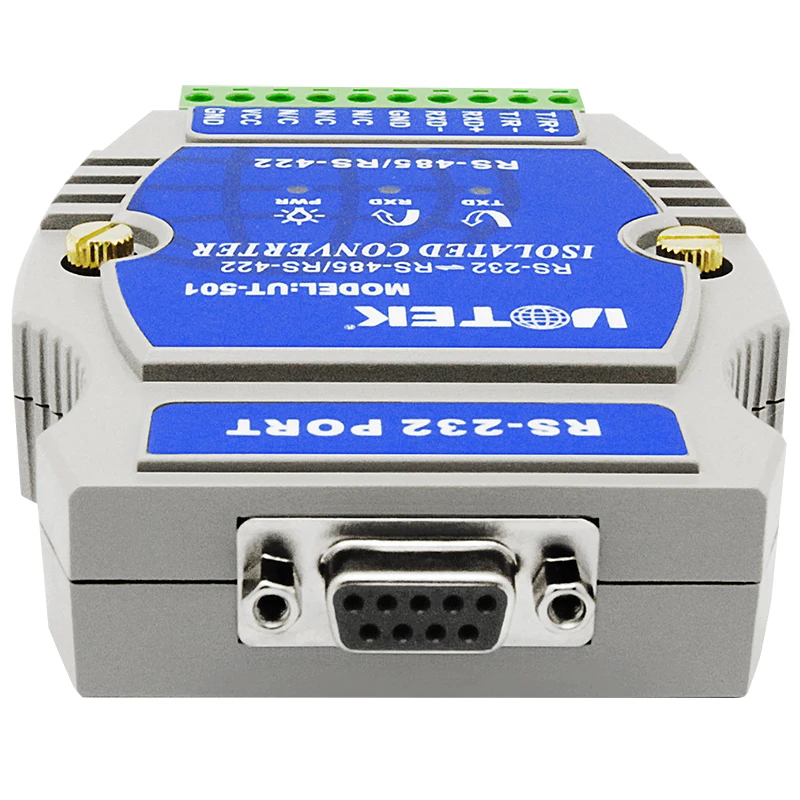 Industrial RS232 to RS485/422 Isolated Interface Converter Serial Adapter UOTEK UT-501 RTS