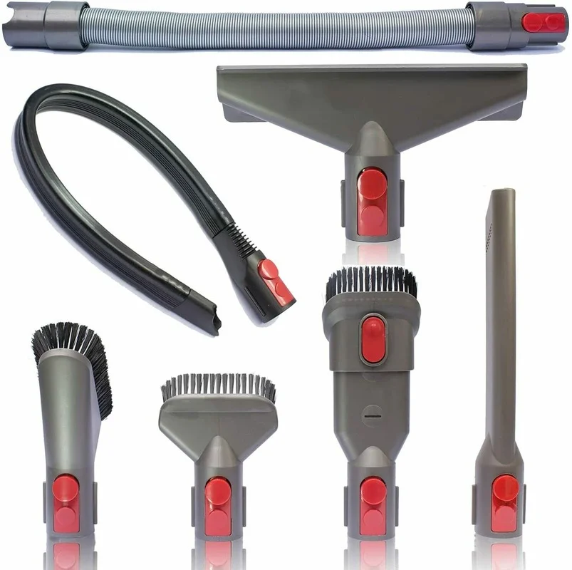 Accesorios para aspiradora, Kit de herramientas de manguera y cepillo de limpieza para Dyson V7, V8, V10, V11, V15, 7 unidades