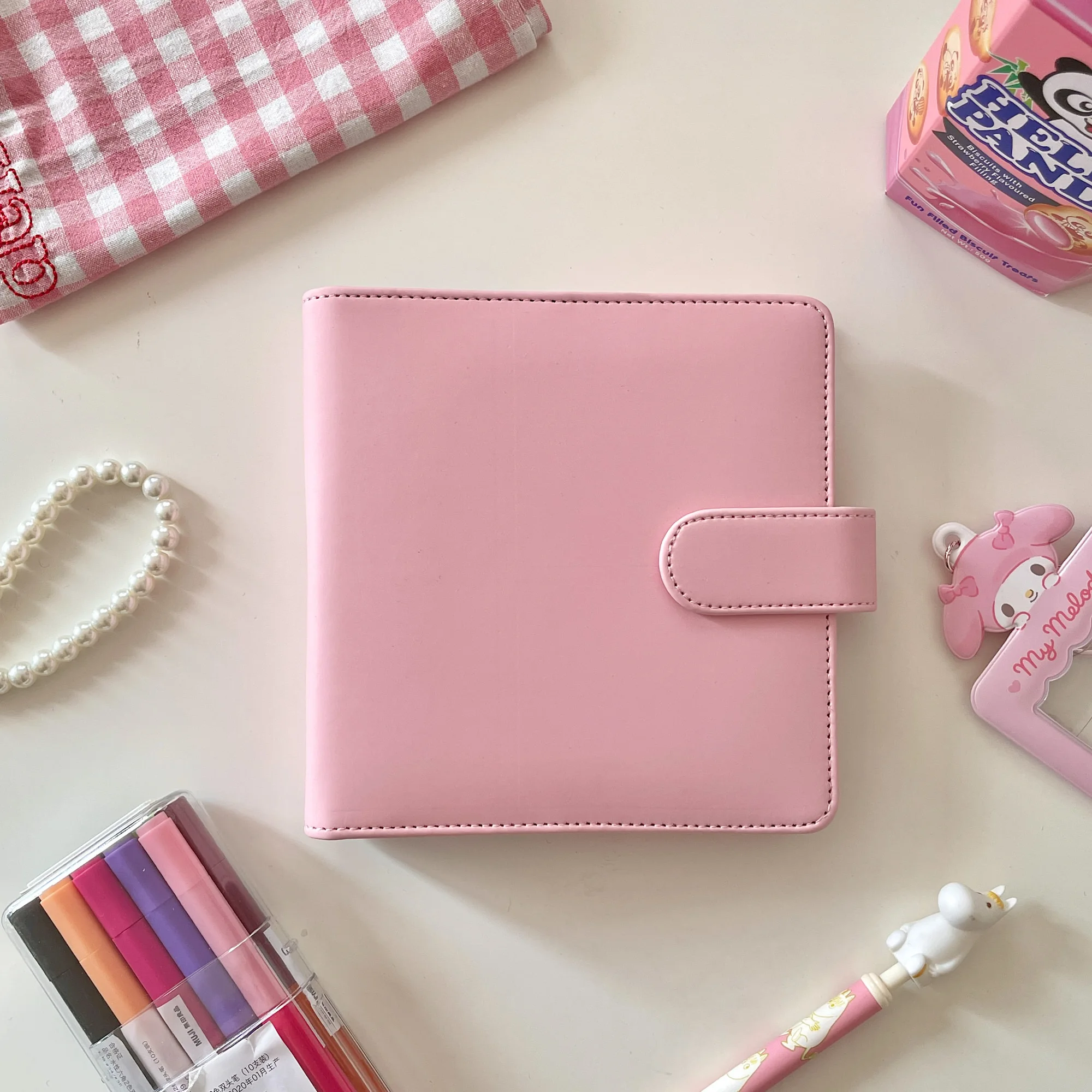Sharkbang Makronen A7 Platz PU Bindemittel Tagebuch Notebook Zeitschriften Agenda Planer DIY Idol Kpop Sammeln Buch Geschenk Set Schreibwaren – Detail 28