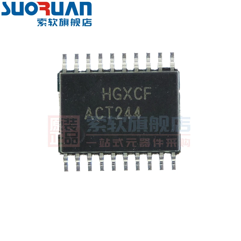 Free shipping    74ACT244MTCX ACT244 TSSOP20 IC     10PCS