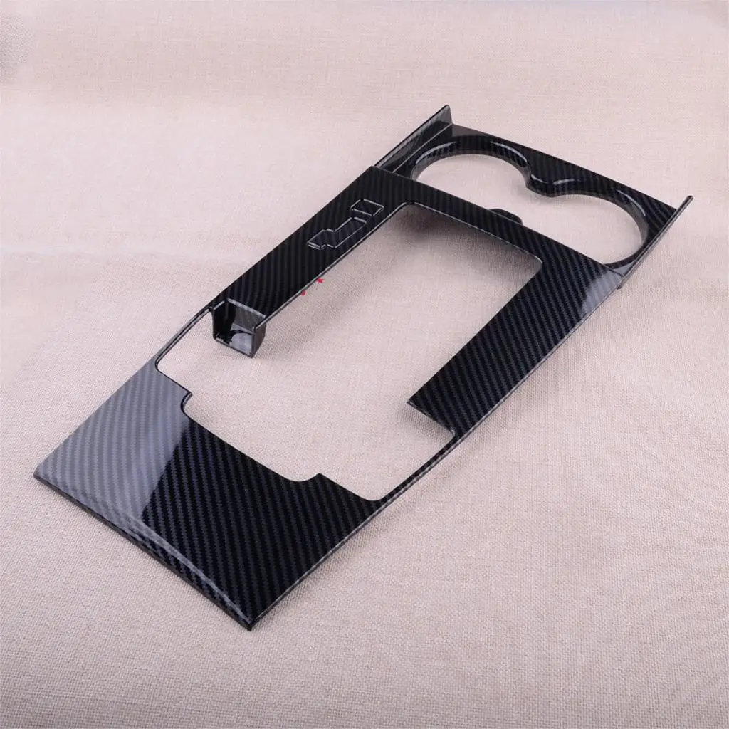 Car LHD ABS Carbon Fiber Style Gear Shift Panel Frame Cover Trim Fit For Mazda 3 2019 2020