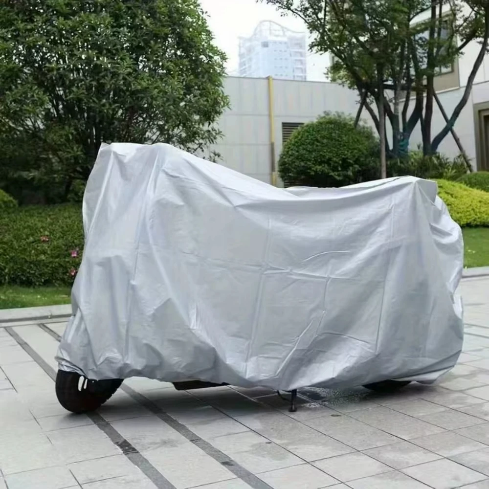 Universal Motorcycle Cover Sunproof Dustproof Waterproof Bike Scooter Electrombile UV Protection Reflective Stripes