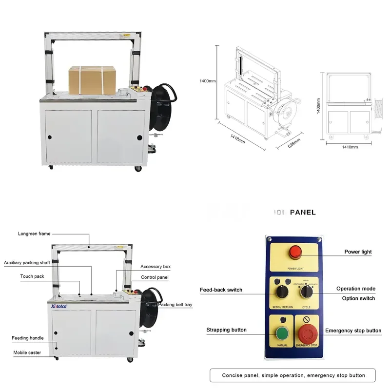 for Automatic Electric Strapping Machine Cost Effective Reliable Easy to Maintain Strapping Chassis