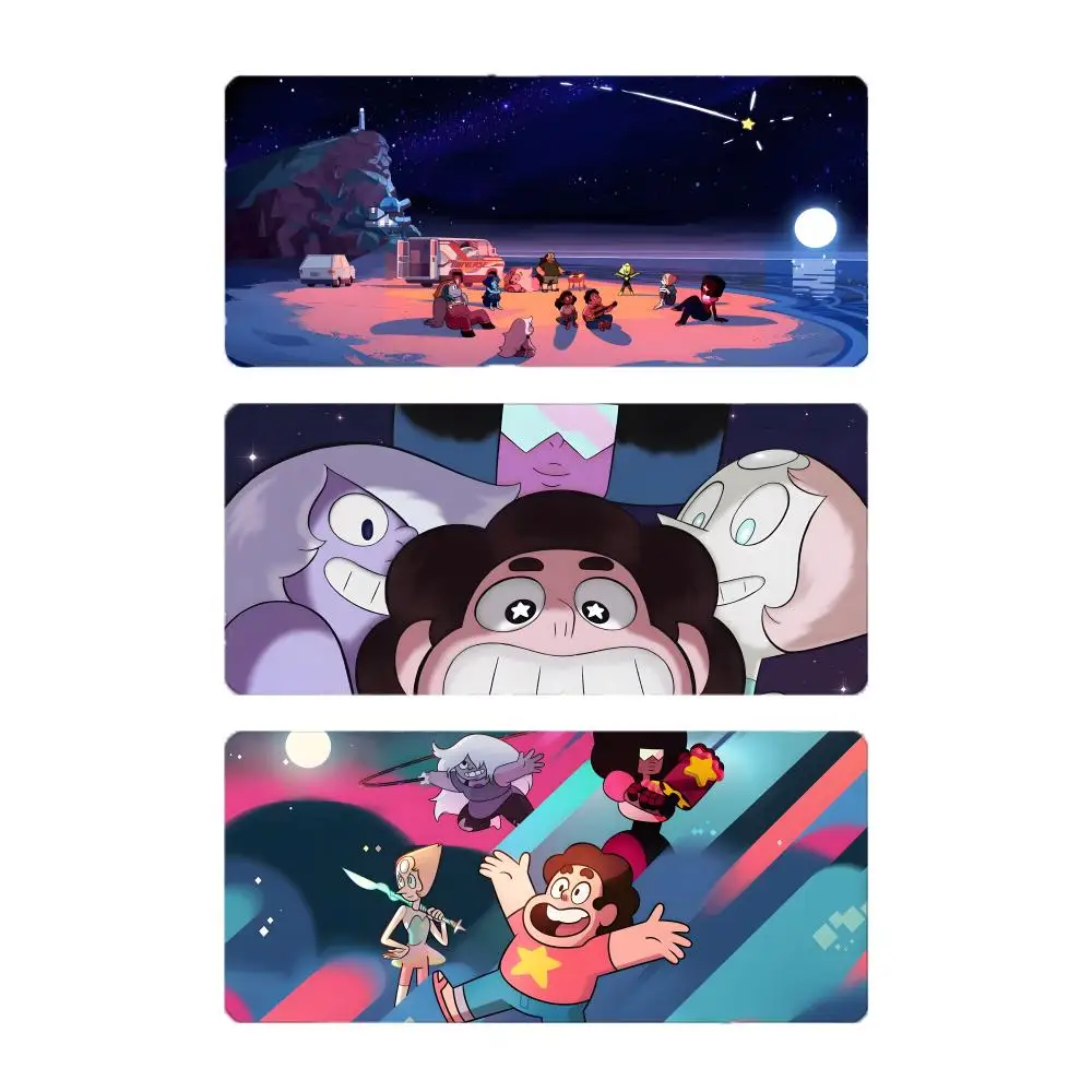 animation warm S-Steven Universe Mouse Pad Large Gaming Mousepad with Stitched Edges Thickened Desk Mat PC