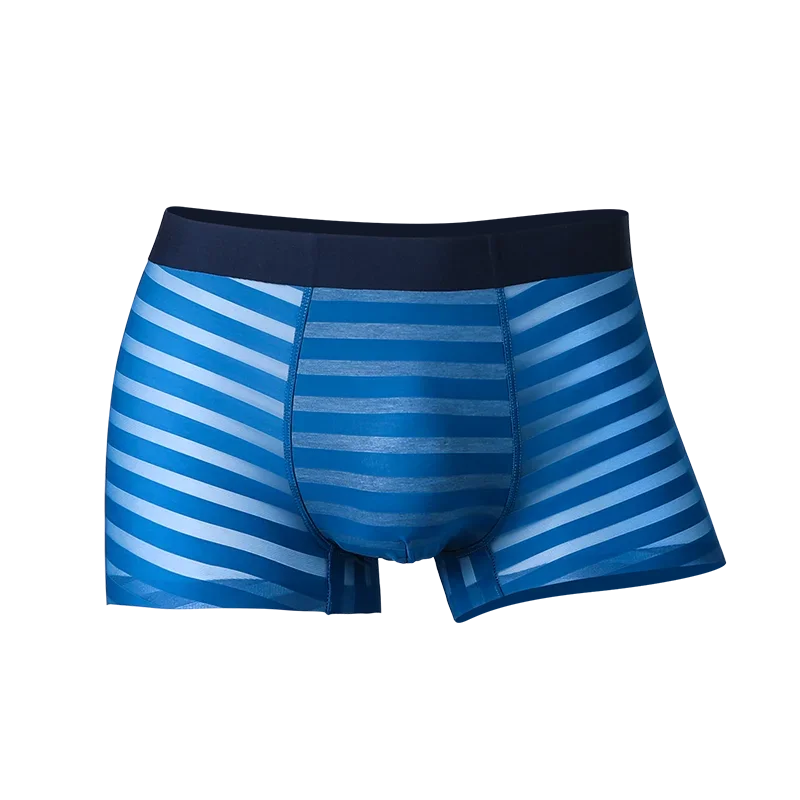 Men's underwear men's ice silk summer thin flat-angle pants seamless modal four-corner breathable antibacterial shorts head tide