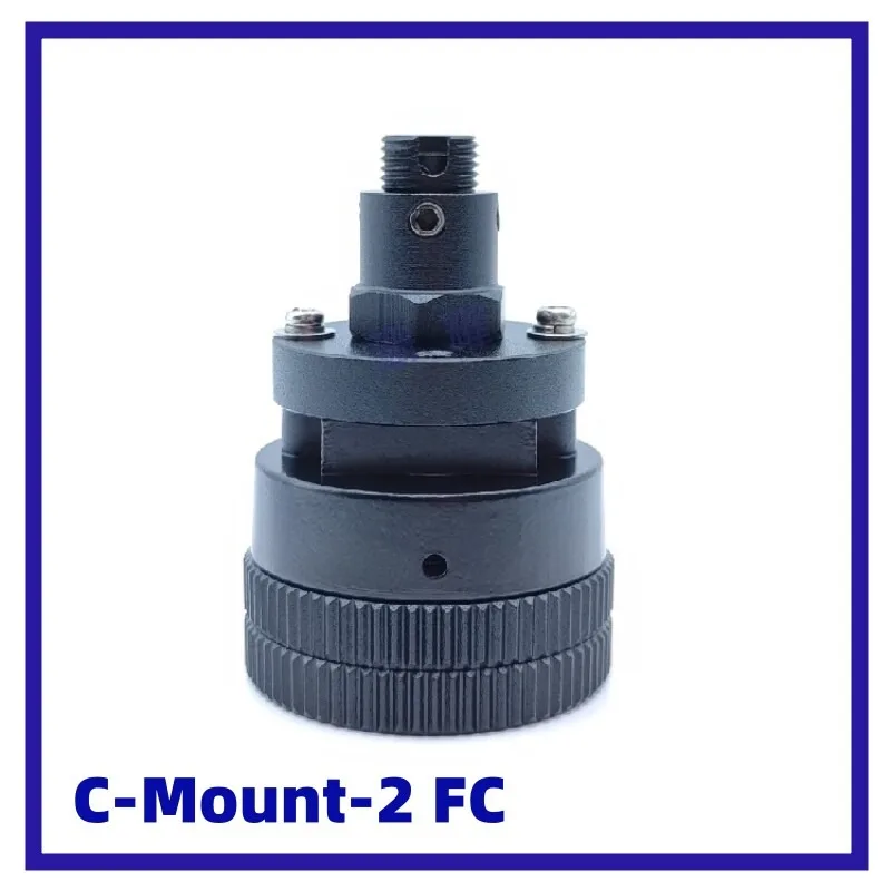 SMA905 FC microscope connected to fiber optic interface, three eyepiece barrel, distance can be fine-tuned, multi-specification