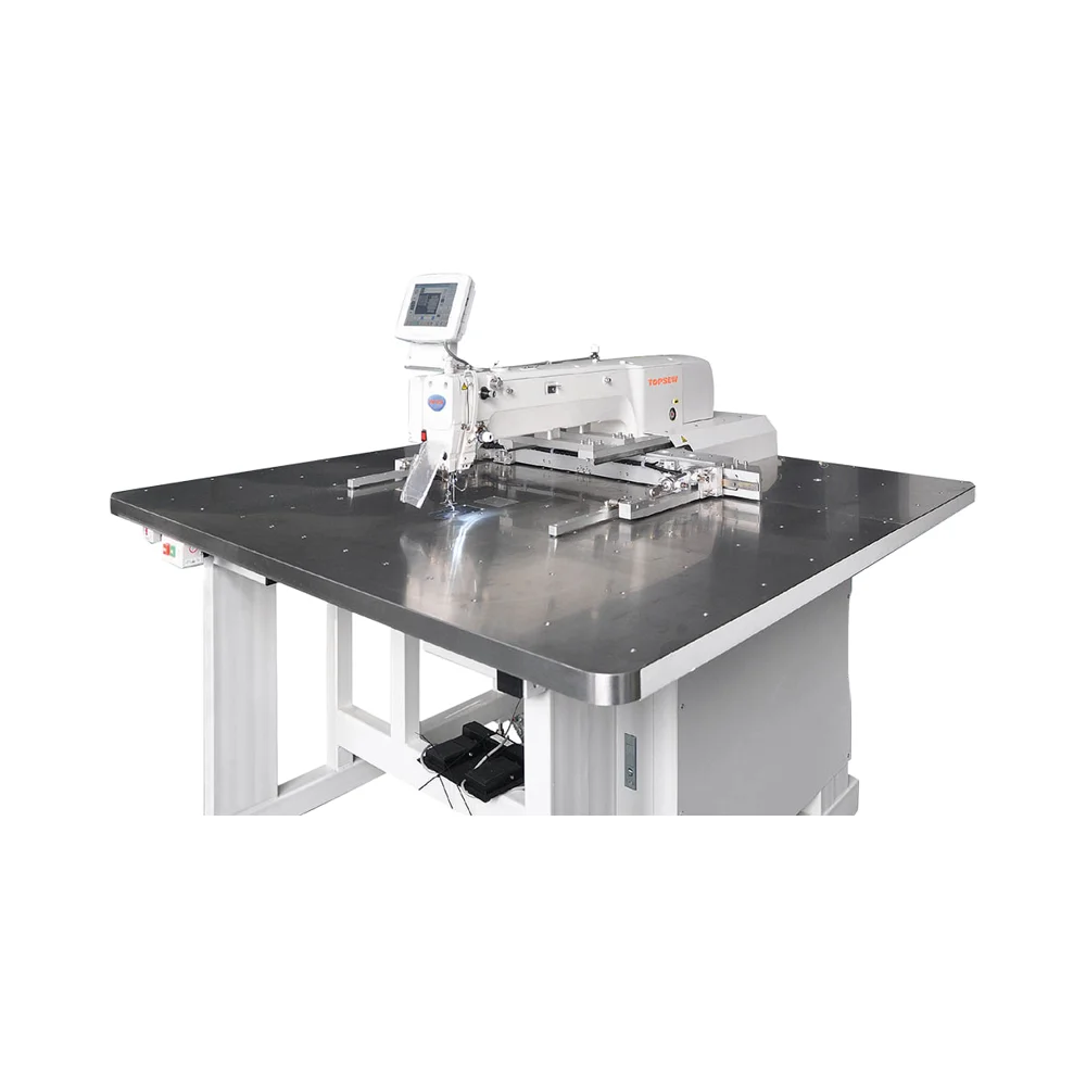 ATV&UTVTopsew Industrial High-Speed Automatic Flat-Bed Sewing Machine TS-6040G 50,000 Stitches Memory Durable Iron Stainless Ste