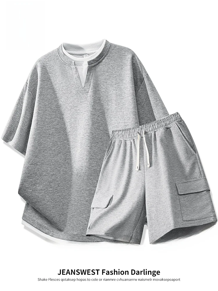 ensemble-de-vetements-de-sport-decontractes-pour-hommes-jeanswest-ete-col-en-v-manches-courtes-coupe-ample-shorts-en-fibre-de-polyester-t-shirt-tendance-pour-jeunes