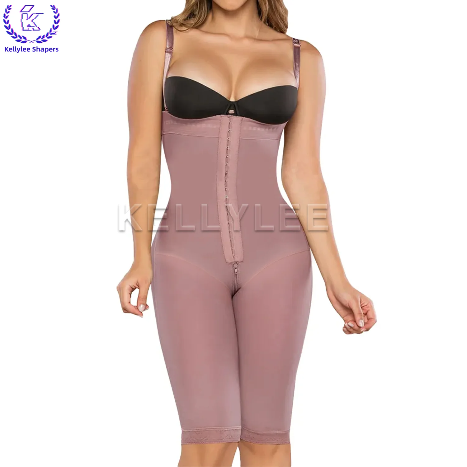 Seamless Shaped Up Fajas Colombianas Open-Chest Invisible Sexy Body Shaper for Women Front Breasted Abdomen Underwear Corset