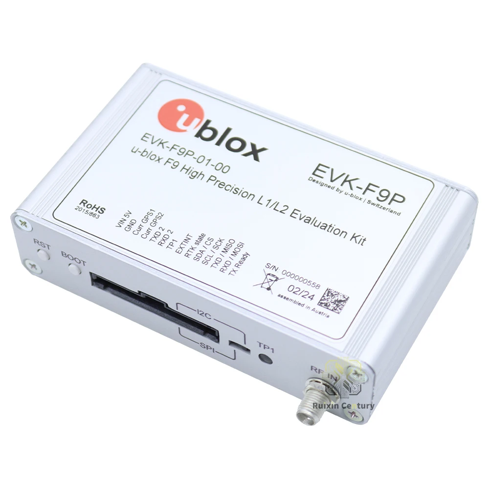FOR EVK-F9P-01 GNSS/GPS Development Tools ZED-F9P L1/L2 Evaluation Kit USB Evaluation Board USB Type-C 5V centimeter-level RTK