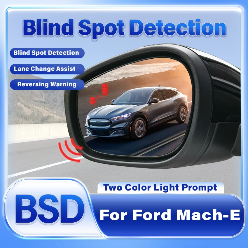 

Система контроля слепых зон заднего вида автомобиля, радар BSD BSA BSM, датчик парковки, помощь при изменении полосы движения для Ford Mach-E 2020-2022