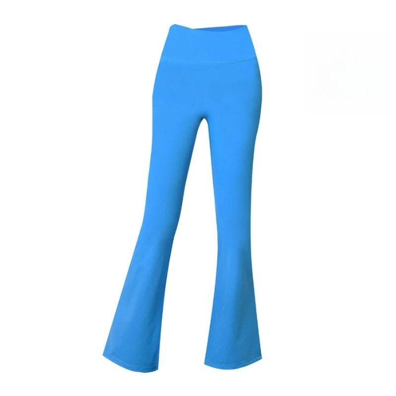 المرأة عالية الخصر جرس أسفل السراويل عالية تمتد الراحة صوف مبطن لمسة ناعمة أجهزة لياقة خارجية سريعة الجافة اليوغا السراويل