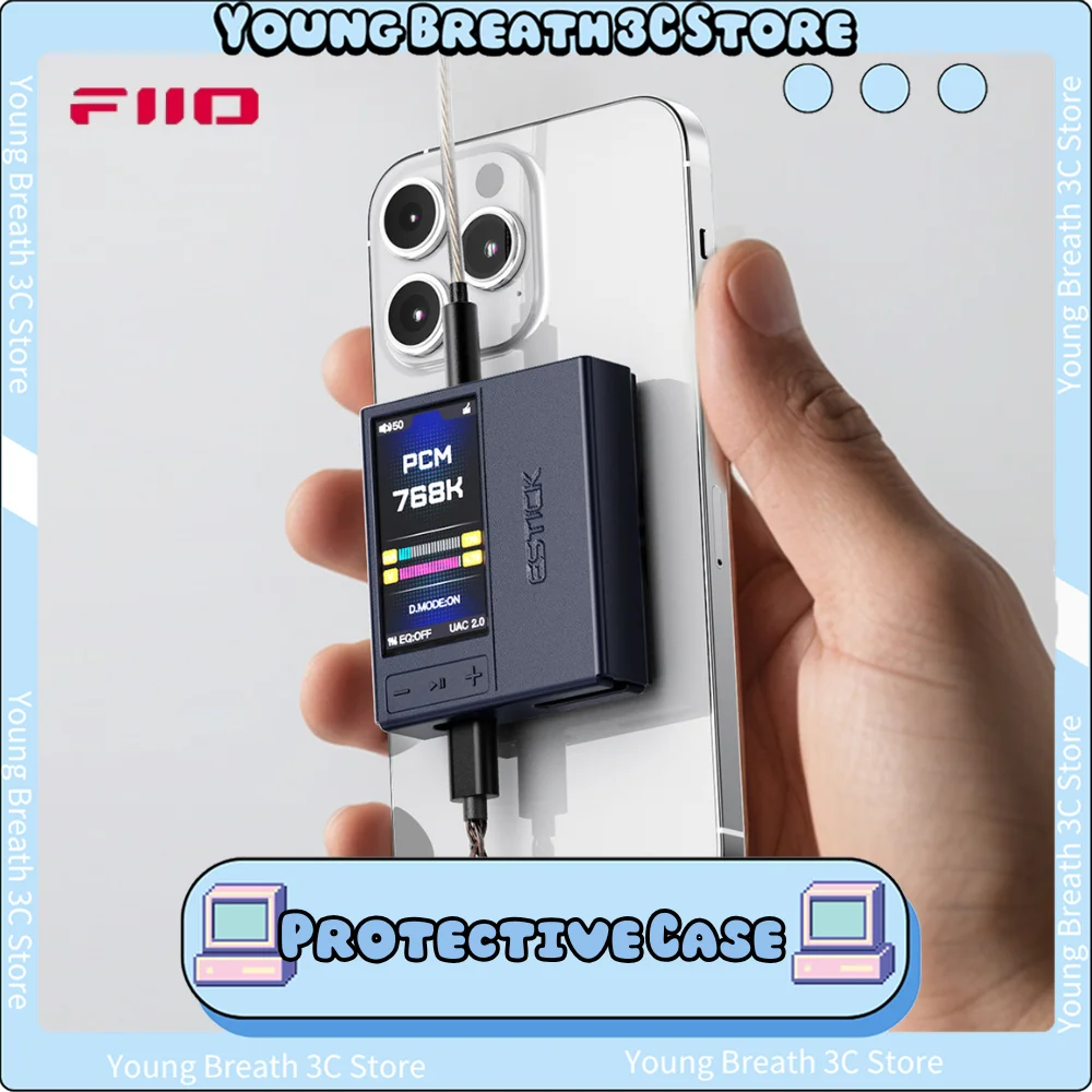Fiio SK-ESTICK And QX13 Leather Case Portable Original Magnetic Protective Case Special Decoding Ear Amplifier Protective Cases