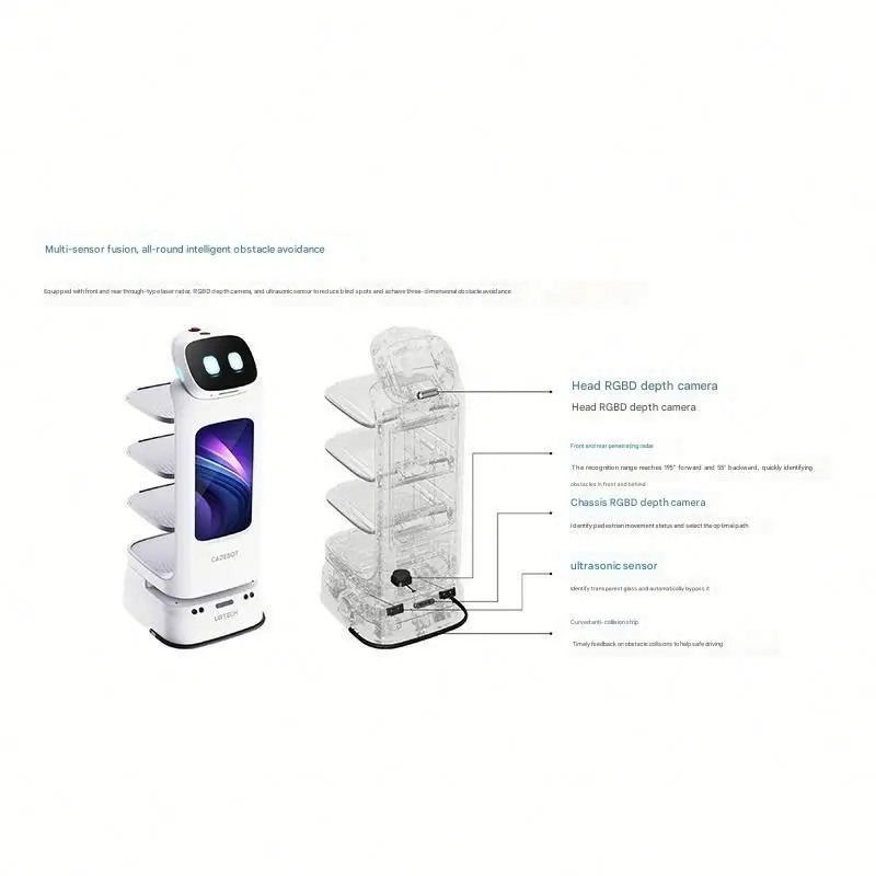 Autonomous Food Delivery Robot Service Robot for Restaurants Efficient Food Delivery Solution