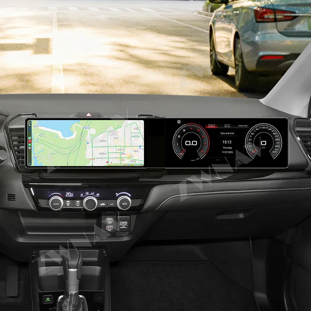 

For Honda City 2020-2026 Android 13 12.3" HD Touch Screen Car GPS Multimedia Player Stereo Head Unit Interior Accessories