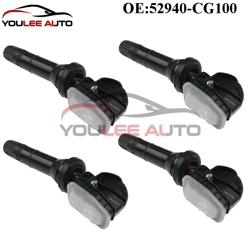 New 52940-CG100 52940CG100 TPMS Tire Pressure Sensor 433MHz For Hyundai Staria Kia EV6 2021 2022 Car Accessories