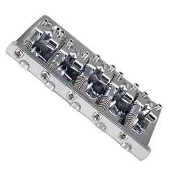 5-string Hardtail Bass Bridge Guitar Saddles Zinc Alloy Electric Bass Parts Zinc Alloy Professional Musical Instrument Accessory