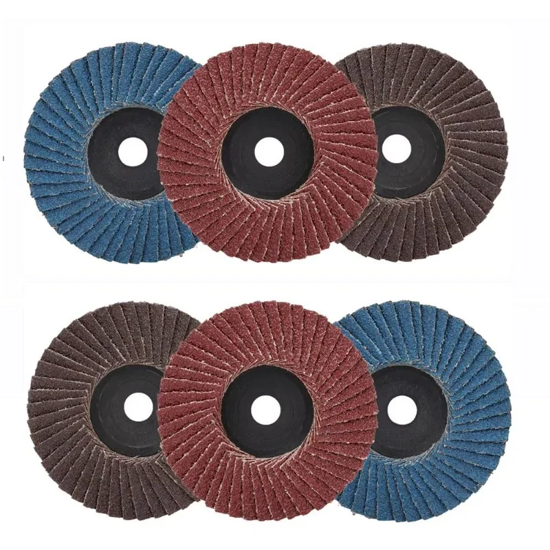 3pcs 75mm 3 Inch Flap Discs Abrasive Sanding Wheels for Angle Grinder Metal Wood Polishing Tools Accessories