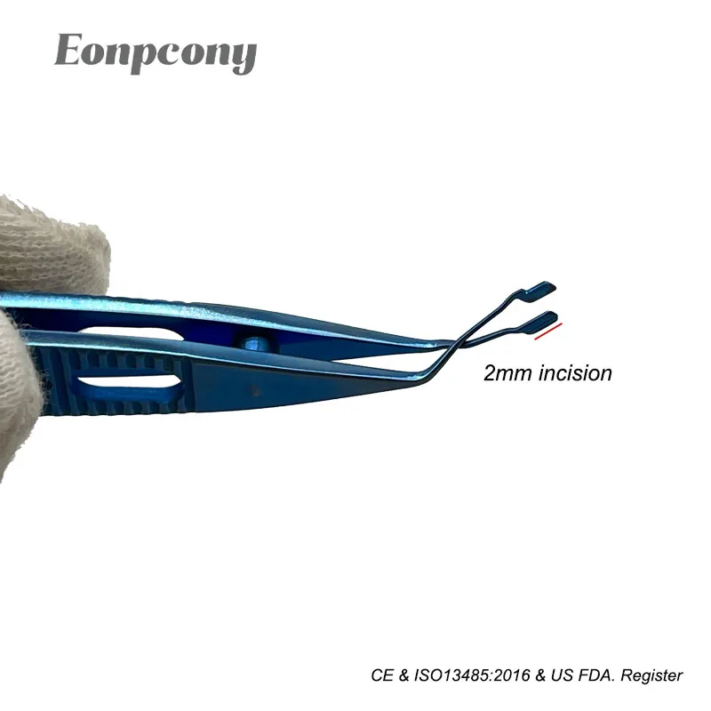 Nucleus Cracker angolato Micro Cracker strumenti chirurgici oftalmici in titanio