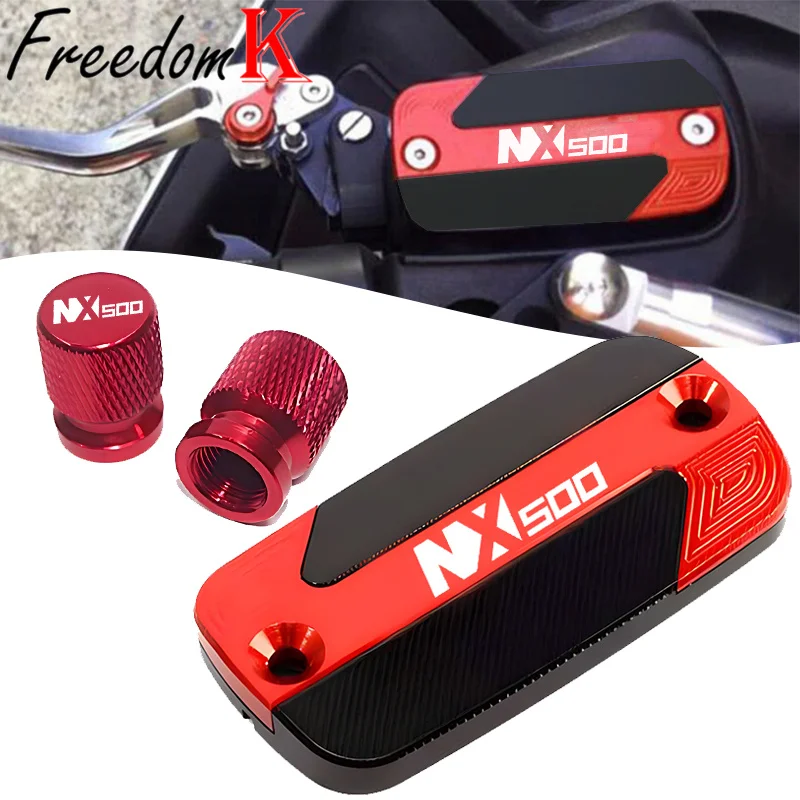 

Fit For NX500 NX 500 Motorcycles accessories quality CNC Front Brake Reservoir Fluid Tank Cover Oil Cup Cap