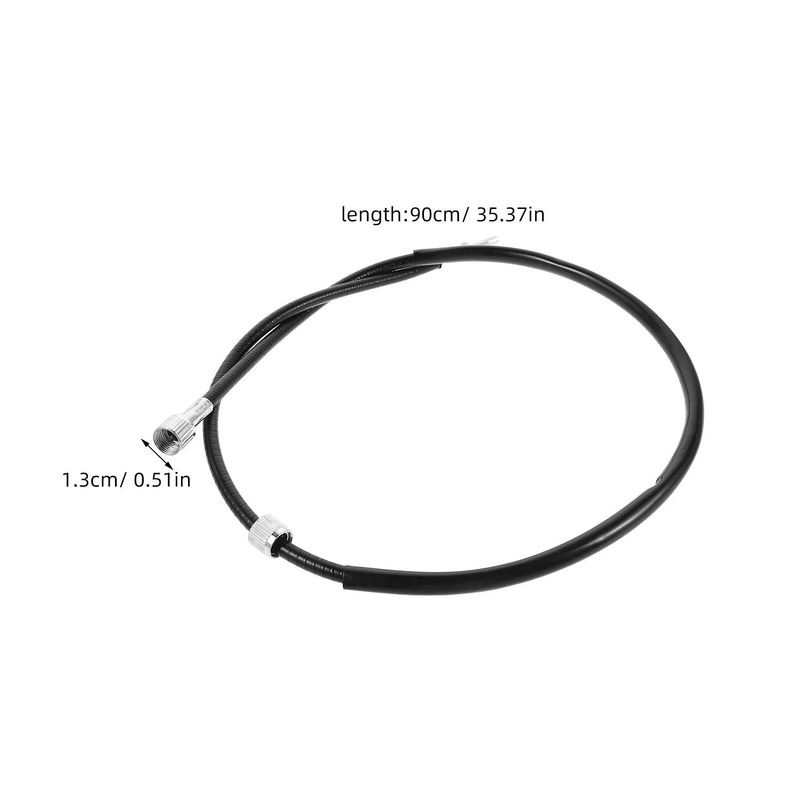 Motorcycle Speedometer Cable Black Easy Install For Motor Scooter Reliable Replacement Durable Motorbike Accessory
