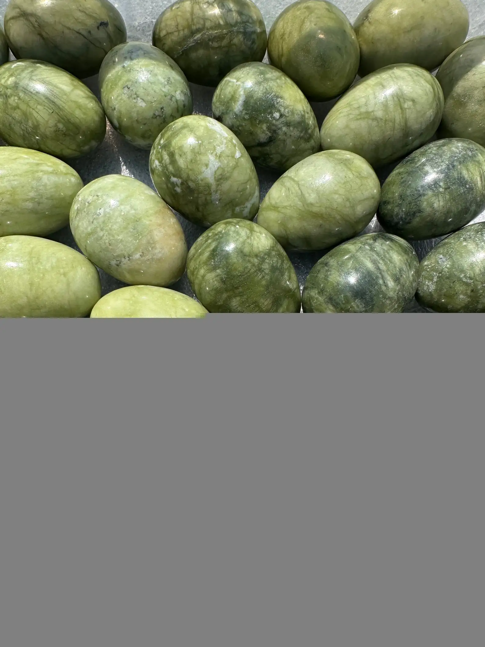 Serpentine Egg - Serpentine Stone Egg - Green Crystal Egg - Serpentine Crystal - Polished Stone Egg - Green Serpentine Stone Egg