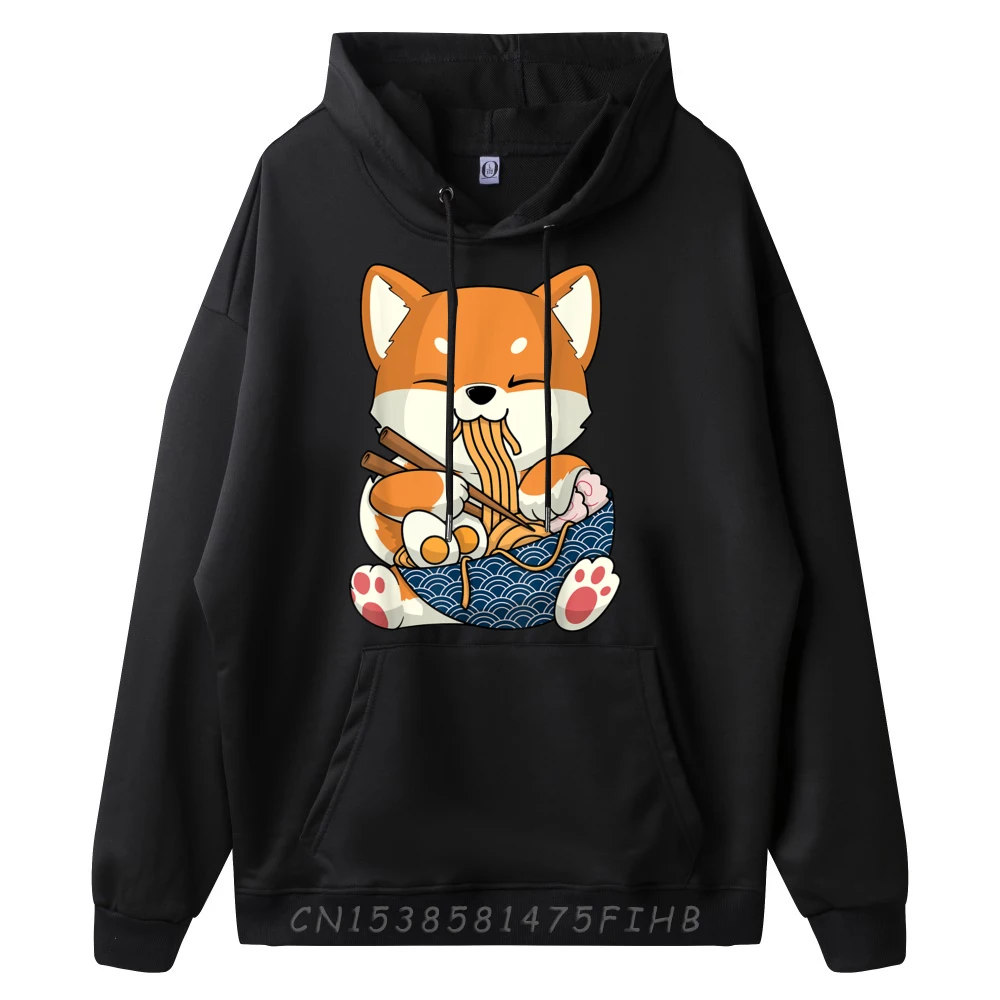 Kawaii Shiba Inu Dog Ramen Japan Corgi Designer Hoodie Youth Eco-Friendly And Healthy Harajuku Figures