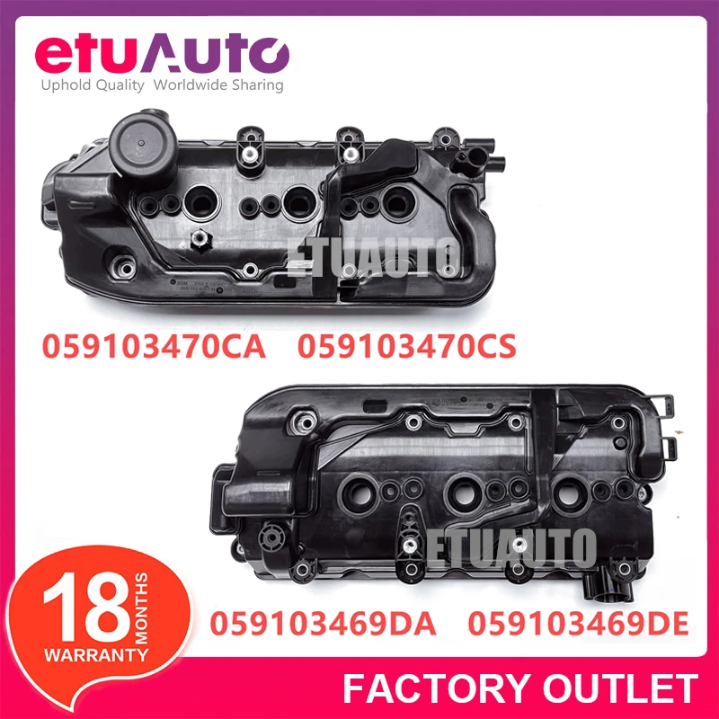 

For Audi A5 A6 A7 Q5 Q8 VW Touareg 3.0T Engine Valve Cover 059103469DA 059103469DE 059103470CA 059103470CS 059103470 059103469