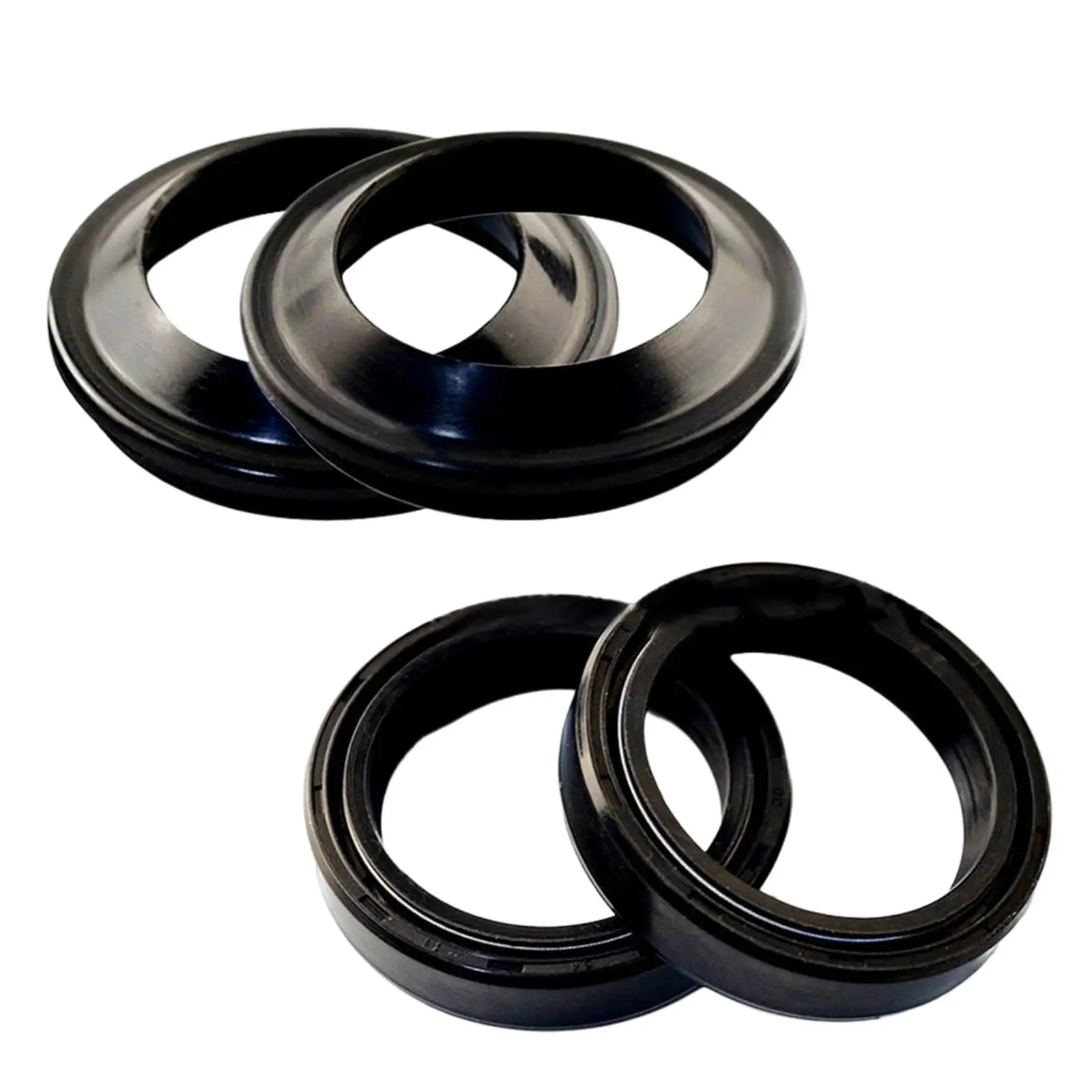 

High Quality Rubber Oil Seals Dust Seals Front Fork Protector Set for Yamaha FJR1300A FJR1300AE XVS650 XVS1100 Motorcycles