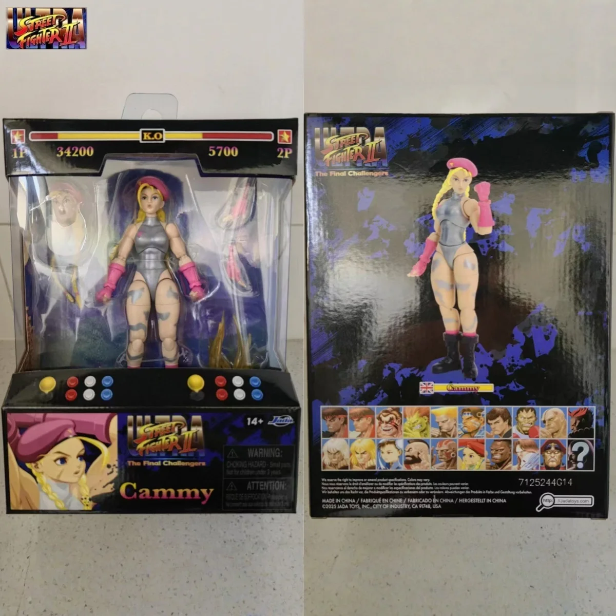 

In Stock Jada Toys 1/12 Cammy Heterochromatic Action Figures STREET FIGHTER 2 6inch Scale Collectible Model Surprise Toy Gift