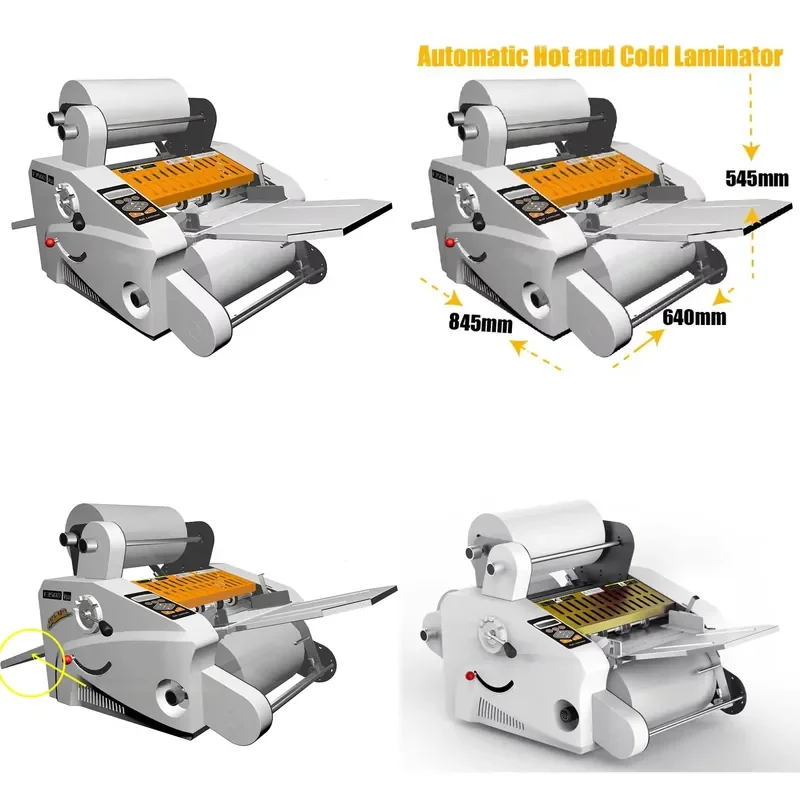 for F350A Roll to Sheet Laminating Machine Hot and Cold Laminator Factory Direct Sales