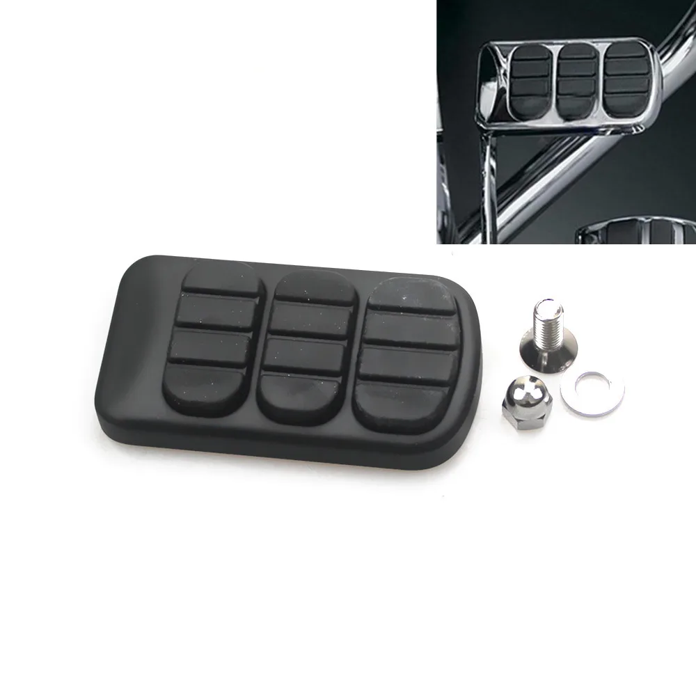 

Motorcycle Brake Pedal Pad Cover For Harley Electra Street Glides Kawasaki Vulcan 1500 Suzuki Boulevard C50 Yamaha Road Star