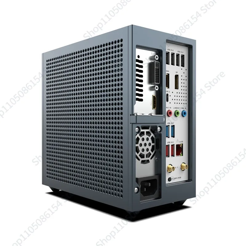 Mini A24-V6 2.0 double slot semi-high single display itxBKB main board chassis 3.66 liters