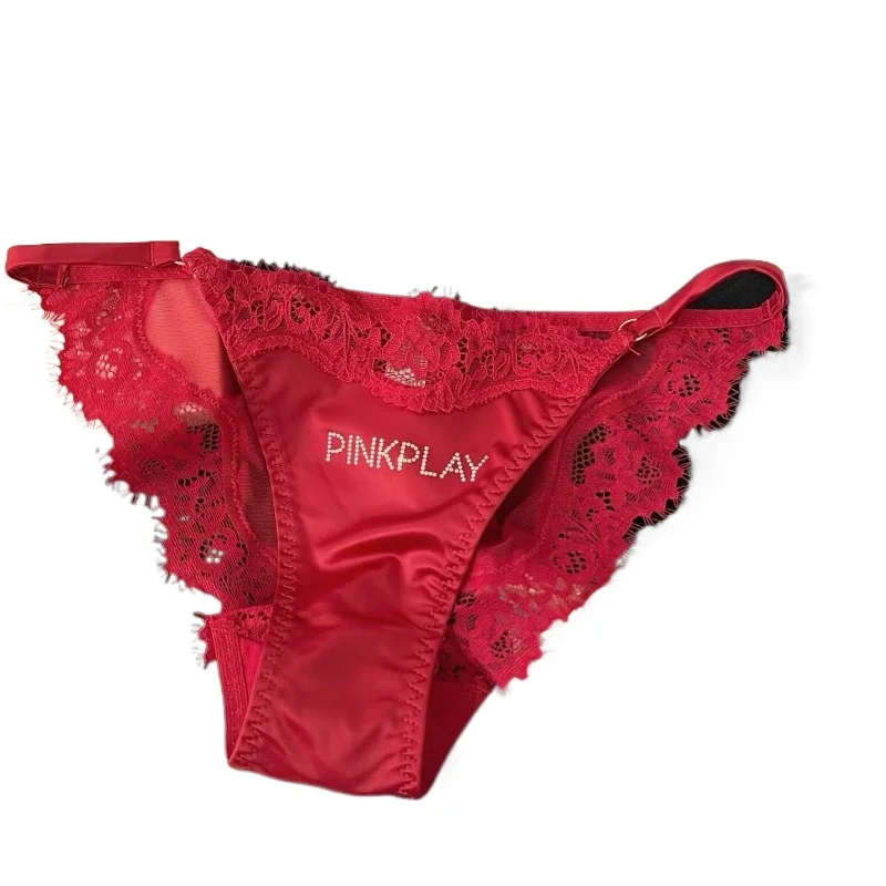 

Сексуальные кружевные атласные трусики Little Fairy для девочек, новые тонкие женские трусы с низкой талией из чистого хлопка с промежностью, гладкие и мягкие трусики