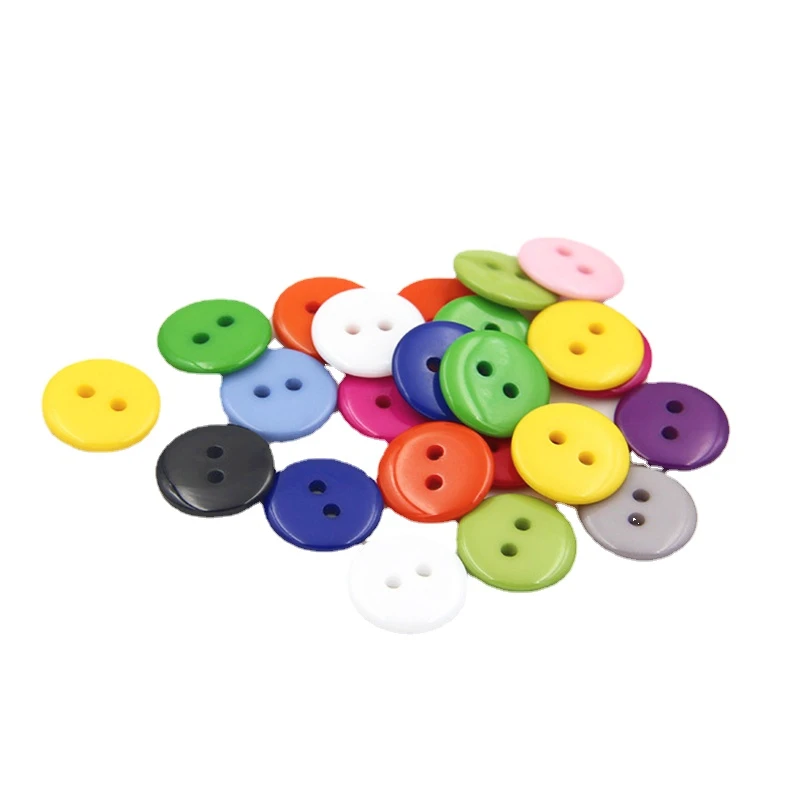 12.5mm 50pcs Resin Button Scrapbook diy vintage buttons sewing accessories sewing supplies buttons for clothing costura W20005