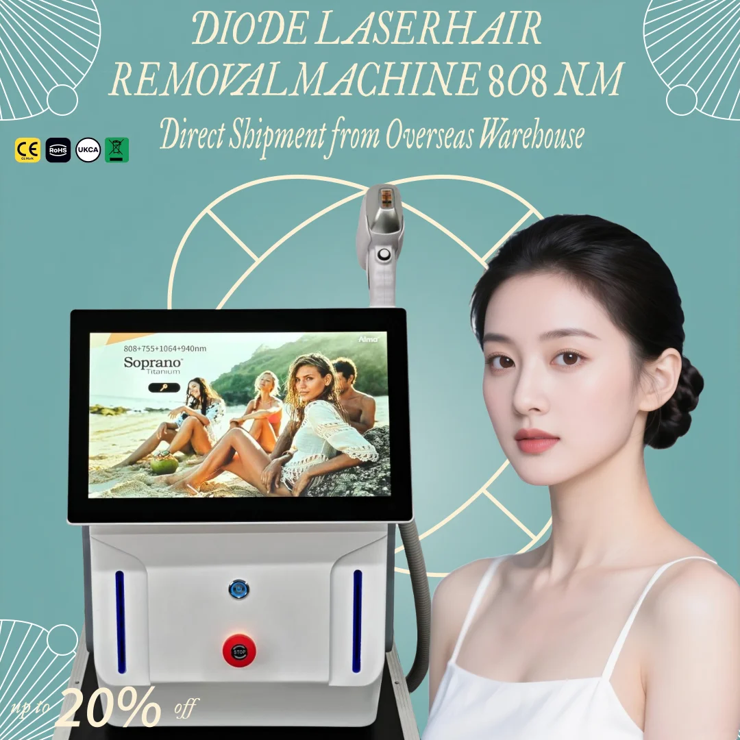 2026 Professional 4-Wavelength - огляд і ціна Diode Laser Hair Removal 808Nm 755Nm 1064Nm