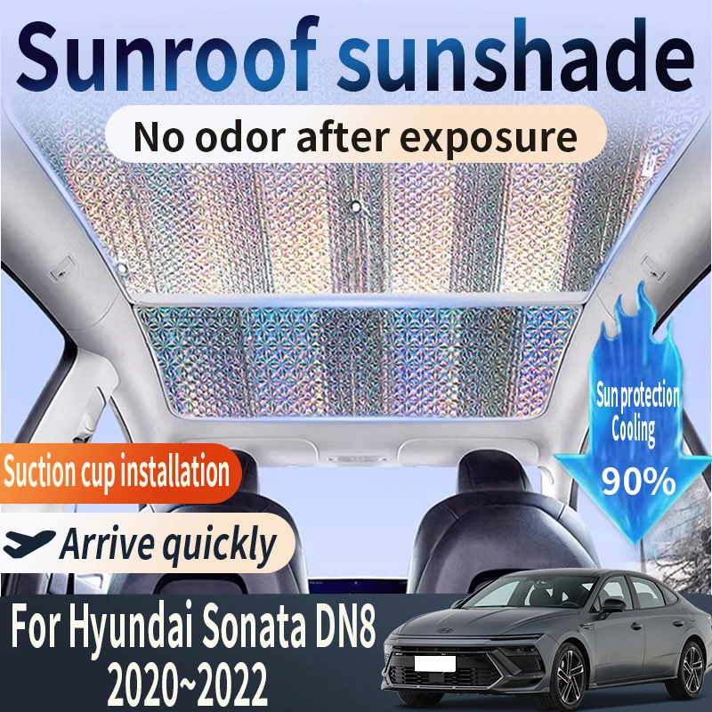 

Auto Part For Hyundai Sonata DN8 2020 2021 2022 MK8 Car Sunroof Sunshade 2X Heat Insulation Sun Protection Cooling Accessories