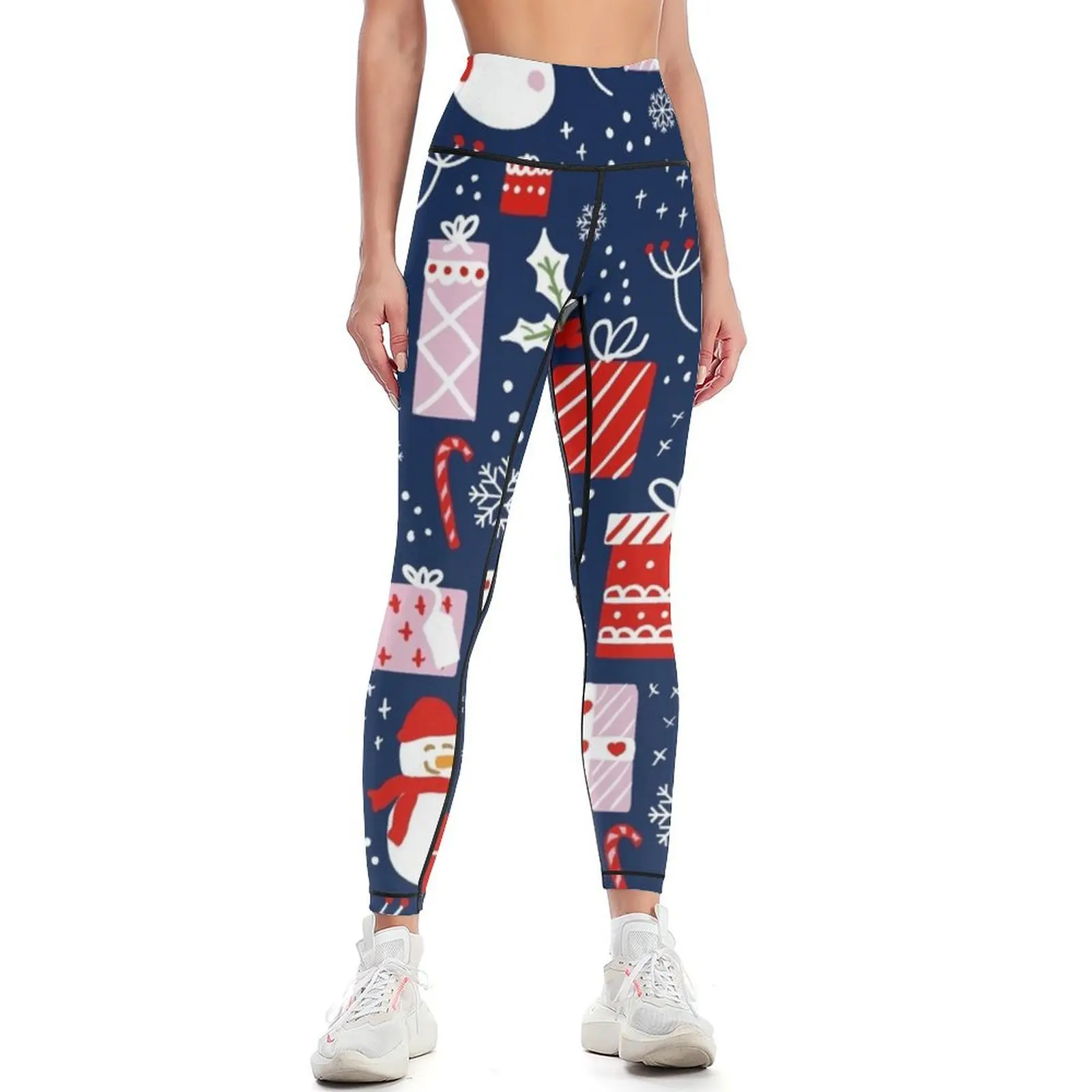 Winter Pattern Leggings sports woman gym joggers for Women's fitness gym sportswear woman Womens Leggings