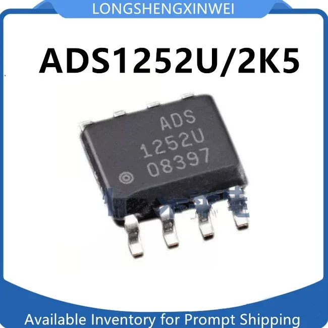 1PCS ADS1252U/2K5 ADS1252U NEW SMT SOP-8 Original 24 Bit Analog-to-digital Converter Chip